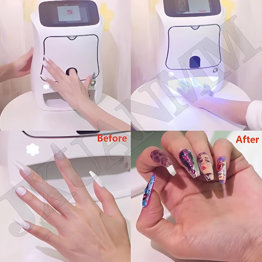 ネイルアート用品(筆など) Mobile Nail Printer Auto Nail Amazon.com: Portable Nail Printer, Digital Nail Art Printer